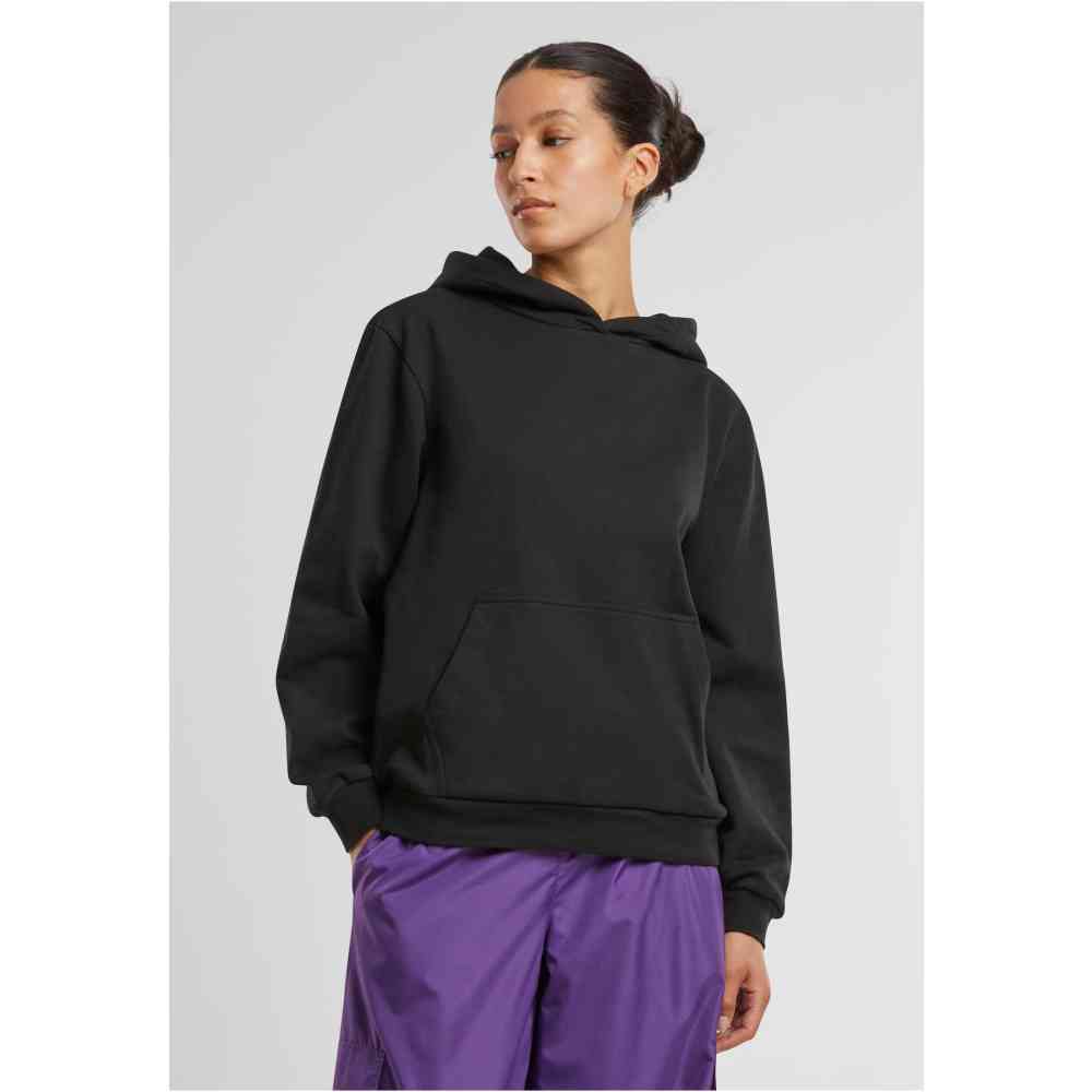 Urban Classics - Loose Light Brushed Fleece Kapuzenpullover/hoodie - Schwarz